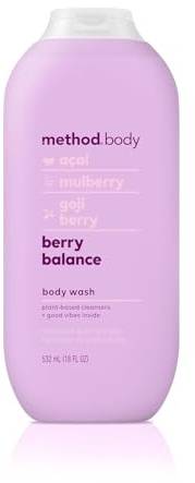 Method Body Wash, Berry Balance, Paraben and Phthalate Free, 18 oz (Pack of 1)