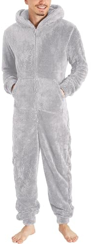 KONG JIMFAN Thermo Unterwäsche Set Wollstrumpfhose Jagdbekleidung Herren Winter Seemannspullover Ski Thermounterwäsche Herren Radunterhose Herren Gepolstert Thermo Oberteil(2-Gray,3XL)