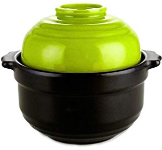 SUNMME Cocotte - Four émaillé. Petite cocotte Ronde en Fonte émaillée Classique en grès