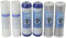 2 x Kit de tres cartuchos (6 unidades) Filtro sistema de filtración de agua sedimentos + carbono activo 10 5 μm para purificador bajo fregadero sistema filtro