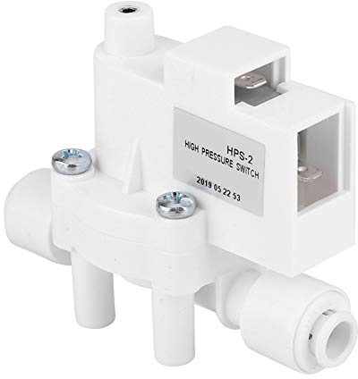 Interrupteur Haute Pression, Pressostat haute pression 1/4 CC 24 V Réponse Rapide pour pompe filtre à eau par osmose inverse réservoir 0,25 MPa Action de la pompe RO