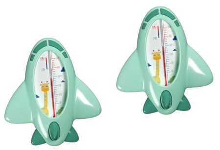 KOMBIUDA 2stücke Badewasser Thermometer Wasserdichtes Schnelles Und Präzises Badethermometer Cartoon-design Geeignet Für Babybadewanne Pool Und Mehr