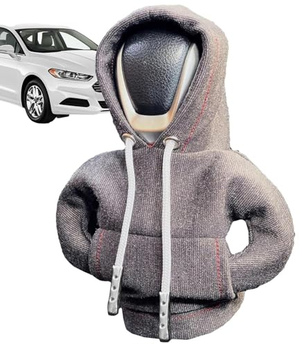 Xujuika Gear Shift Kapuzenpullover | Lustiger Pullover-Hoodie für Auto-Shifter | Weiche und verstellbare Schalthebelabdeckung und Schaltknaufabdeckung, niedliches Autozubehör für den Innenraum von