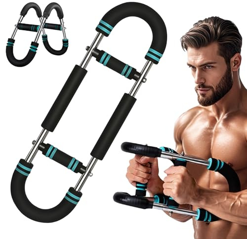 Twister Armtrainer, U-förmiger Twister Armtrainer, Brusttrainer für Männer Oberschenkel-Master-Trainer Körperstärke Fitnessgerät Adjustable Chest Exerciser for Men