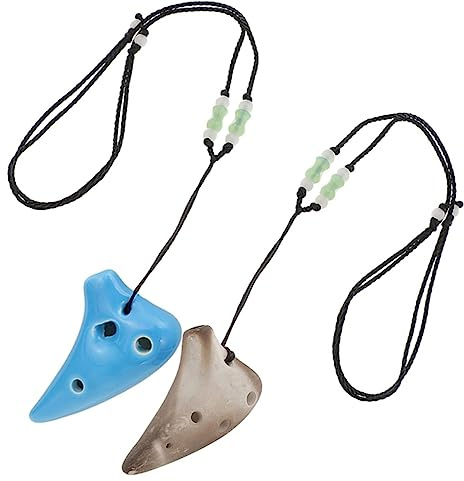 TOYANDONA 2stücke Okarina Für Anfänger Kleine Junge Mädchen-okarina Aus Hochwertigem Material Tragbares Okarina-instrument Als Spielzeug Für Schüler Und Musikliebhaber