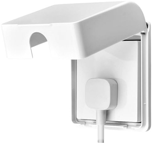 Beimus Coperture adesive per prese di tipo 86, protezioni ABS bianche contro