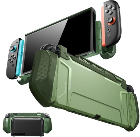 mumba Blade Series Case for Nintendo Switch 2 [Dock Friendly] [Military-Grade Protection] Switch 2 Grip Protective Cover Shell, Quick-Release Joy-Con, Accessories for Switch 2 Controllers (Urban)