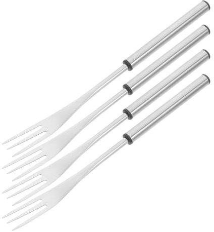4 Piezas Tenedores de Fondue Inoxidable Utensilios Prácticos Queso Chocolate y Bbq y Ocasiones Especiales Casa
