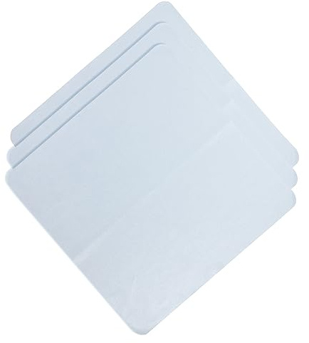 NUOBESTY Lot de 3 Chiffons en Tissu Doux Bleu pour Nettoyage Lunettes et Miroirs, Forte Absorption d'eau et Effet Nettoyant Puissant, pour Écran et Lentilles