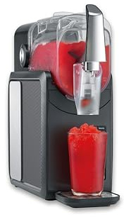 Severin S-Slush, máquina de granizados para uso doméstico, 5 programas, cócteles helados, frappés, batidos, sin hielo, autolimpieza, en solo 15 minutos, 2 l, negro, plateado, acero inoxidable, EZ 9520