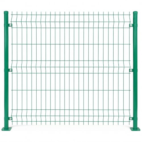 Yunmeryker Valla Metálica Acero, Cercado Jardín Exterior 180x300cm, Paneles Ocultación con Recubrimiento Plástico, Kit Completo Instalación, No se envía si se compra directamente sin contacto