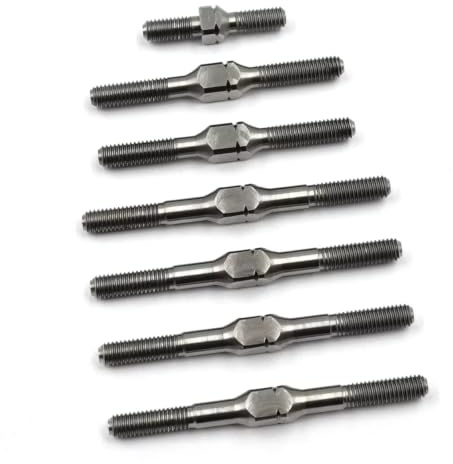 RC Modelli Parti Set Tenditore In Titanio 64 Per Tamiya Dt-04 1/10 Aggiornamenti Per Auto Telecomando Accessori Ricambi TADT-011SV