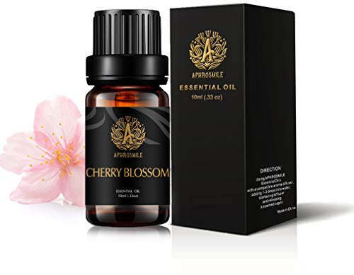 Aromathérapie Fleur de cerisier Huile Essentielle pour diffuseur, 100% Pure Cherry Blossom huile parfumée, maison, 10ml aromathérapie fleur de cerise huile pour fabrication du savon