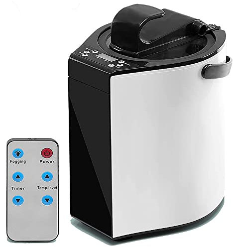 Générateur de Vapeur de Sauna 3L, Pot de Fumigation de Sauna à Vapeur avec télécommande pour la Relaxation de la thérapie corporelle de la Douche Spa Domestique, Embellissement du Visage