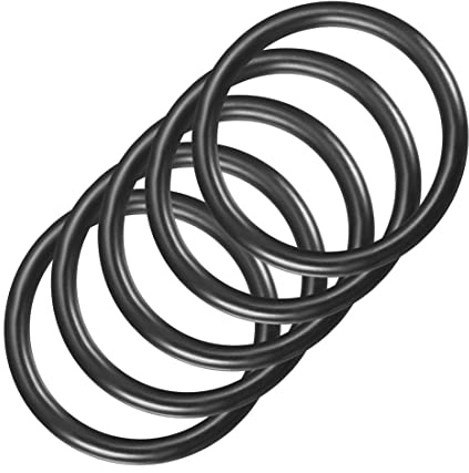 PATIKIL 30mmx24mmx3mm Nitrile Gomma O-Ring, 50 Pezzi Metrico Meccanico Sigillatura Guarnizione Rondelle di Tenuta Anelli per Acqua Idraulici, Nero