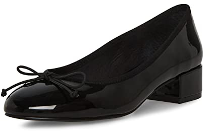 Steve Madden Women's Cherish Pump, Schwarz Lack, 40-41 EU