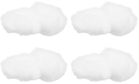 HOMSFOU Falsi ornamenti Nuvole 5.91X5.91X5.91In 4 Pezzi Ciondolo Decorativo per Soffitto Camera Bambini Festa Matrimonio Natale Decorazione Appeso Casa