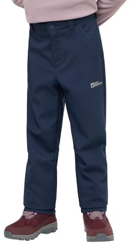 Jack Wolfskin Unisex Kinder Fourwinds Pants K Wanderhose, Night Blue, 128 EU