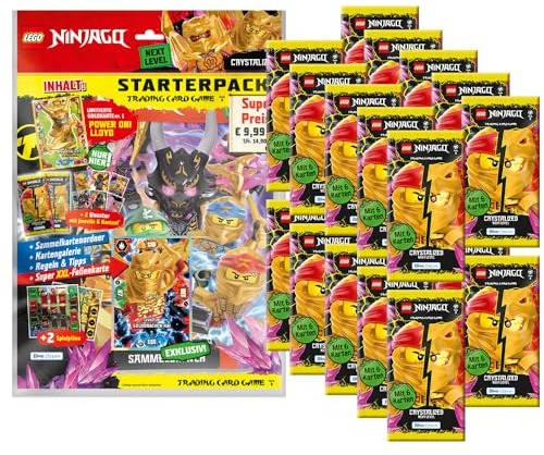 Lego Ninjago Serie 8 Next Level Trading Cards - 1 Starter + 20 Booster