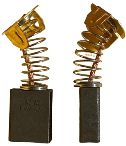2x Kohlebürsten Motorkohlen Kohlestifte für BOSCH PTS-10, PTS 10 6,5 x 13,5 x 17 mm