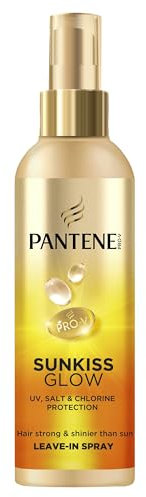 Pantene Pro-V Sunkiss Glow Hair Spray 200ml. Helps Protect Against UVA, UVB, Salt and Chlorine, Lightweight Nourishing and Detangling Spray for Strong and Shiny Hair