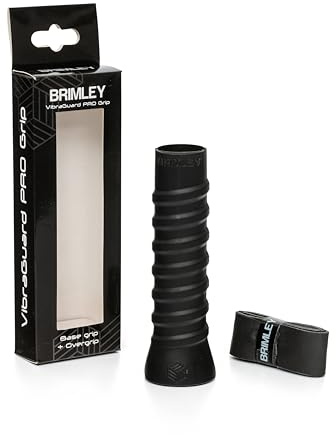 Brimley VibraGuard PRO Padel Base Grip | Stoßdämpfendes Griffband für Padel Schläger | Verbesserte Kontrolle und Komfort | Strapazierfähiges Padel Griffband | Inklusive Overgrip Tape