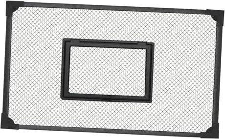 Sharplace Ersatzdeckel für Aquariumdeckel, Selbstmontage, Anti-Sprungnetz-Abdeckung, schwarzes Aquariumdeckel-Zubehör, multifunktional, einzurichten, 60x30cm