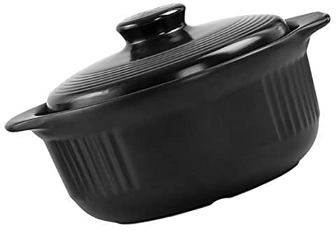 ULTECHNOVO Cocotte Céramique avec Couvercle Pot pour Cuisiner Riz et Soupe Ustensile de Cuisine Polyvalent