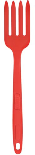 BESPORTBLE Fourchette Silicone pour Pâtes Résistante Chaleur Fourchette de Cuisine Pratique et Polyvalente pour Spaghetti Ustensile Sûr et Confortable pour Usage Quotidien