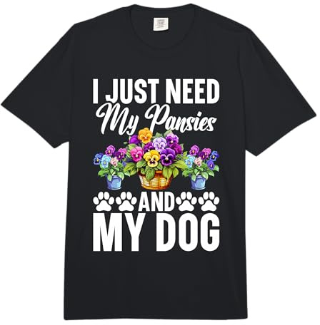 Pansy Flower Seeds for Planting Pansy Flower Garden Comfort Colors Adult Heavyweight T-Shirt