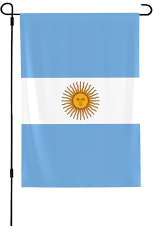 Bandiera argentina decorativa su entrambi i lati, 71 x 102 cm, per tutte le stagioni, per esterni, veranda, giardino