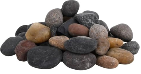Nqyjm Ciottoli lucidi, 25 kg, multicolore, 5 – 8 cm, per giardino, vasi di fiori, acquari, piscine per tartarughe, marciapiedi, giochi d'acqua, pavimenti LH433551
