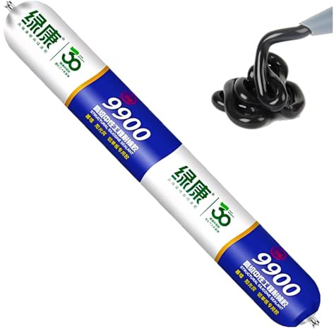 9900 Sealant Waterproof, Solución Permanente Para Grietas En Techos Y Paredes, Sellador De Silicona Impermeable De Silicona Para Calafateo Resistente A La Intemperie Muro (Negro,1PCS)