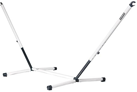 LA SIESTA - Nautico Cool Grey - Soporte de Acero Lacado en Polvo para hamacas Kingsize