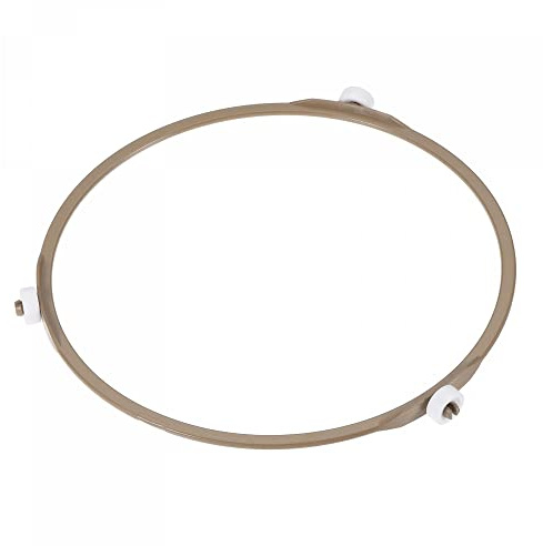 sourcing map Microwave Oven Turntable Support Circle Fittings Glass Plate Roller Bracket Brown 2 Pcs