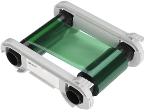 Farbband, kompatibel mit CBGR0500G, Grün für Evolis Badgy 100 Badgy 200 Drucker 500 Bilder