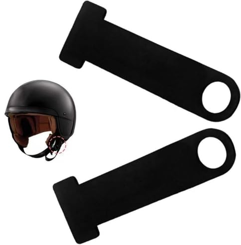 Bloqueo del Casco,2 Piezas Cierres para Casco de Motocicleta,Cierre de Hebilla de Liberación Rápida para Casco,Cierres para Casco de Motocicleta,Bloqueo de Anillo en D