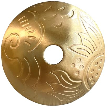 10 rondelle per piastra posteriore in ottone, decorazione classica per mobili, accessori hardware (ottone)