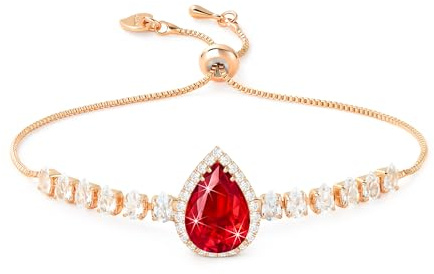 Linawe Edelstein Diamanten Armband Damen, Glitzer Armkette Schmuck, Kristall Damenarmband Jewelry, Tennisarmband, Erhältlich in 14-karätigem Gold-, Roségold- und Silbertönen