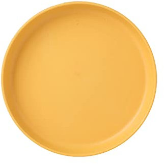 Piatto con osso allo spiedo, piatto per spuntini per la casa, piatto piccolo, in plastica, per snack, torte, tavolo da pranzo, piatto per immondizia, set di fogli per biscotti da cucina (giallo,