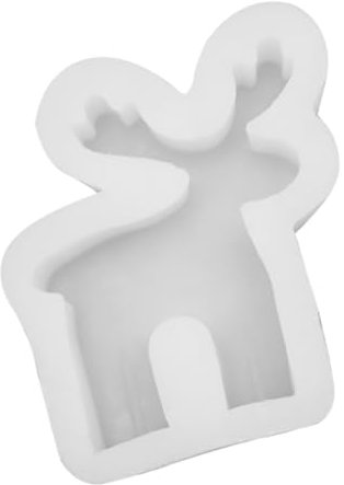 Cabilock 2 Piezas molde de pegamento de bricolaje chucherias tarteras para tartas fondant mini moldes de jabón molde de en forma de cervatillo horneado de galletas gel de sílice