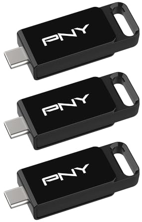 128GB Elite Type-C USB 3.2 Flash Drive – Up to 120MB/s Read, Up to 10x Faster Write Than USB 2.0, Reliable Design, Durable & Portable for Everyday Store & Share, Type-C Connector, 3-Pack