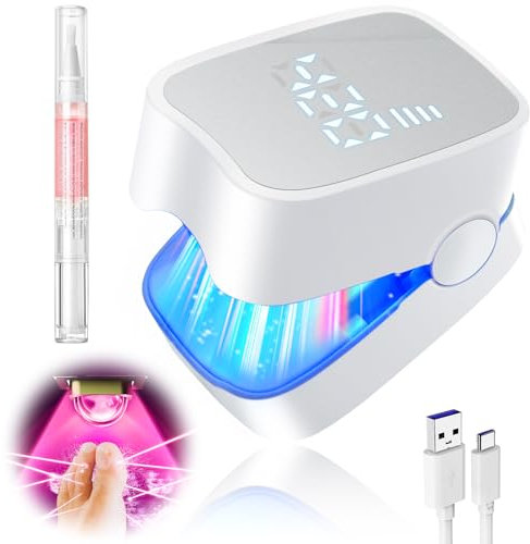 2025 Nail Fungus Laser Device【99% Fungal Infection Eliminated in 3 Minutes】【Painless/Intelligent Time Control 30s/60s/99s】Nail Fungus Light Restore Healthy Nails & Renew 950nm Infrared 500nm Durable