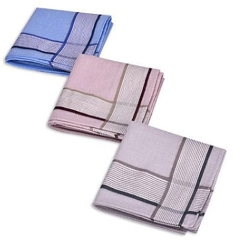 Psdndeww - Ensemble de mouchoirs en tissu pour homme, 3 poches, mouchoir, mouchoir, combinaison de travail pour adultes, poche carrée, style B
