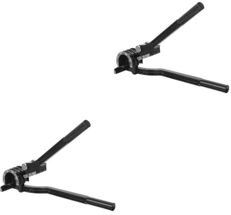 Tofficu 2 pezzi Piegatubi Manuale Scanalature per Rame e Alluminio Piegatrice in Inossidabile Antiruggine Strumento Manuale Senza Alimentazione per Tubazioni Versatili