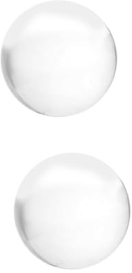 PRETYZOOM 2 Pezzi Trasparente per Fotografia e Meditazione Decorazione Feng Shui e Ufficio Palla in Vetro per Creativi