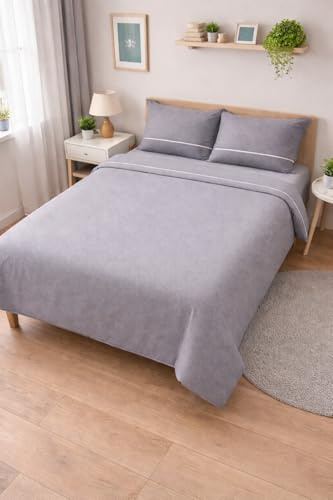 GX GARGIX Completo Letto Matrimoniale in Flanella – Set Lenzuola Calde Invernali, Morbide Varie Fantasie (GR-OFM-1, Matrimoniale)