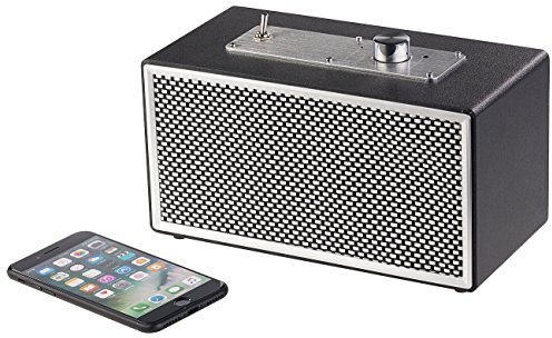 auvisio Boxen, Bluetooth: Mobiler Retro-Lautsprecher mit Bluetooth 4.1 und AUX-Eingang, 20 Watt (Lautsprecher mit Akku, Kompakt-Lautsprecher, Freisprecheinrichtung)