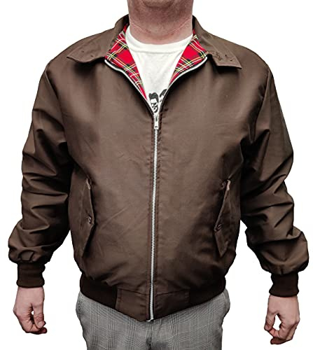 mazeys Herr klassiska Harrington jackor