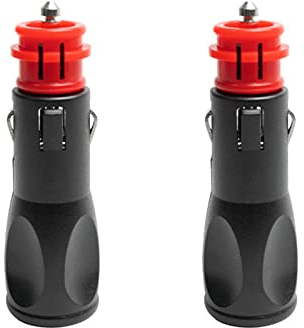 Presa accendisigari maschio,Spinotto accendisigari 12v,Spina accendisigari 12v maschio,Spine per adattatori per accendisigari europei 12V - 2pcs